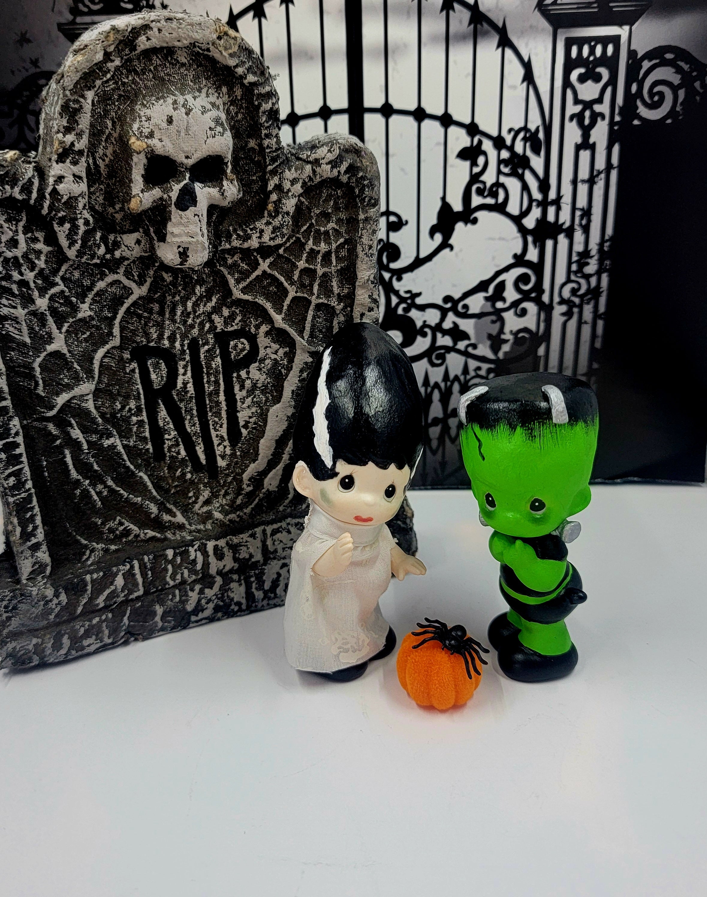 Altered Figurines Frankenstein's Monster and Bride