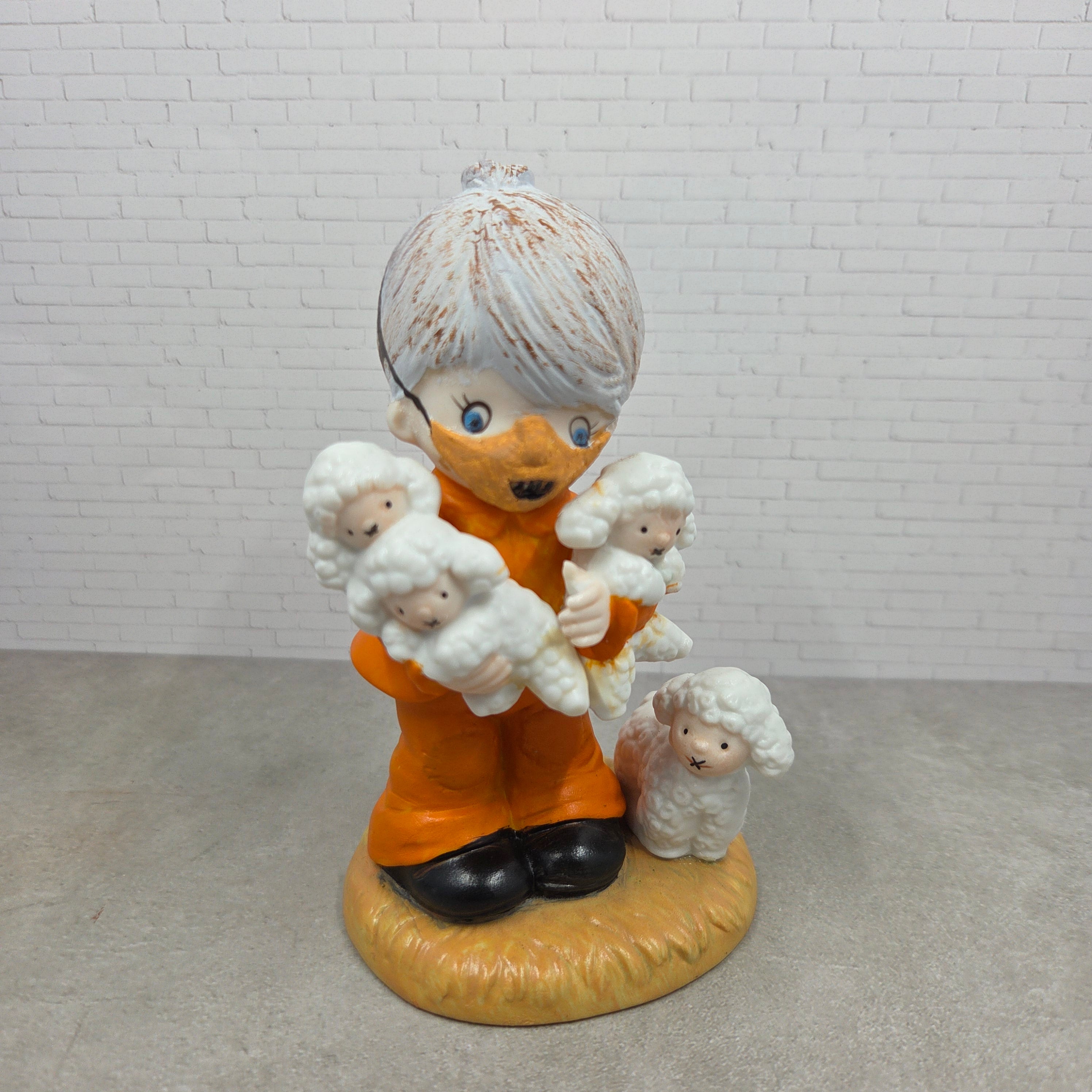 Altered "Hannibal" Figurine with Lambs